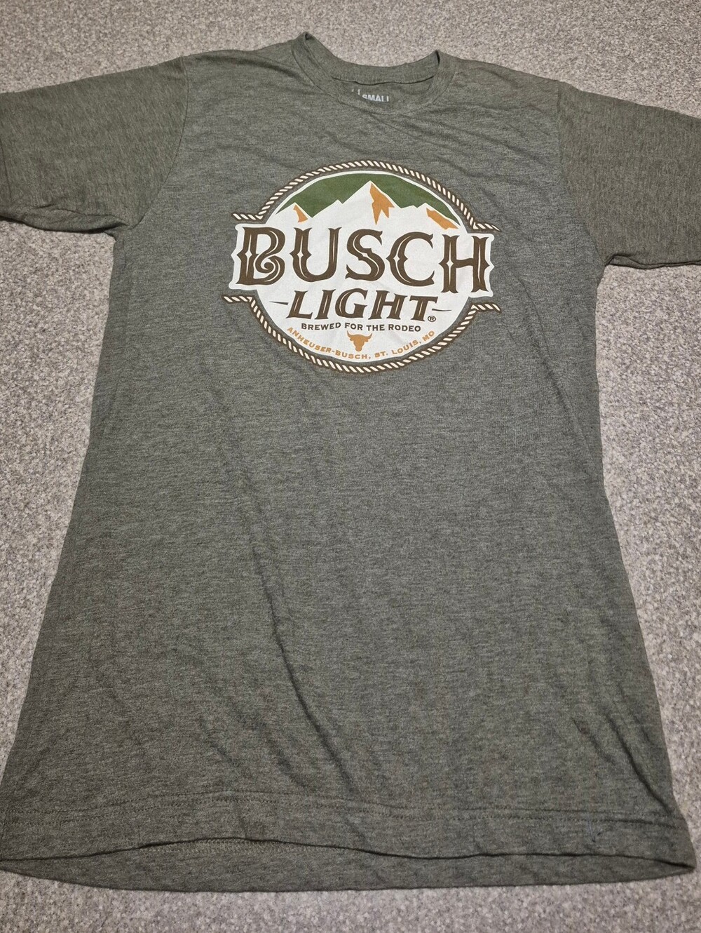 Mens Busch Light T Shirt Size Small
